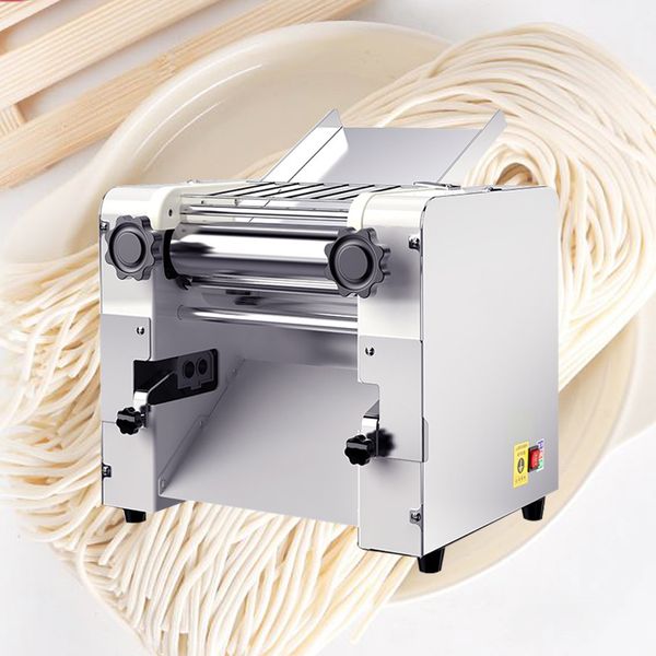 Household electric dough press for commercial use, stainless steel dumpling wrapper and noodle maker, automatic operation