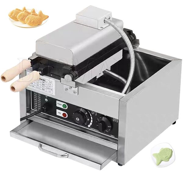 Taiyaki Waffle Maker Machine 110v 220v 1400w Non Stick Taiyaki Maker Temperature Adjustable