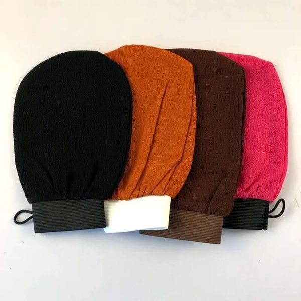 Morocco Hammam scrub mitt for exfoliation and tan removal, available in normal and coarse textures