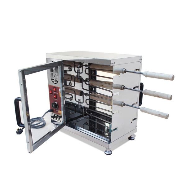 Stainless Steel Chimney Cake Roll Machine Hungarian Kurtos Kalacs Chimney Cake Oven Machine Ice Cream Cone Maker