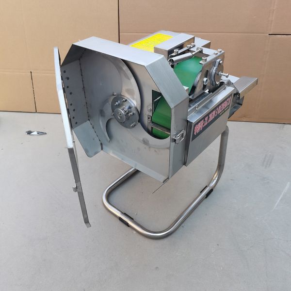 Kitchen Restaurant Leafy Vegetable Cutter Chopper Spring Onion Slicer Machine Celery Pepper Ring Okra Cutting Machine