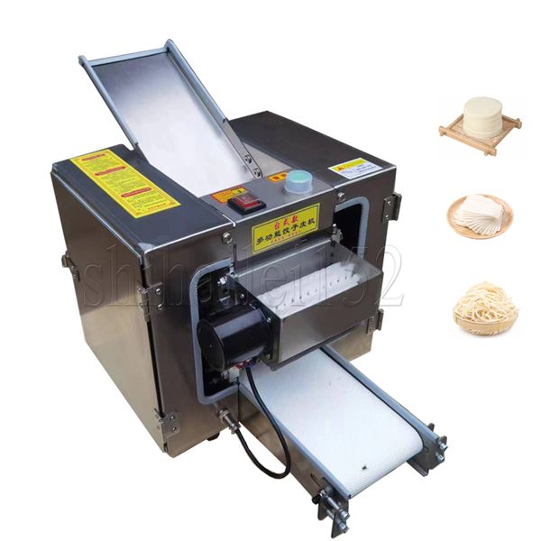 Automatic Dumpling Wrapper Machine Wonton Jiaozi Skins Rolling Chaos Leather Slicer Commercial 220V 110V Dumpling Maker Machine