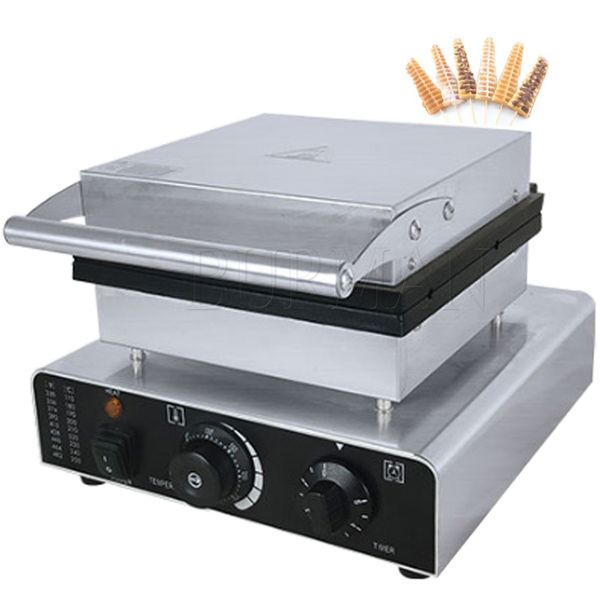 Commercial Waffle Baker Pine Tree Shape Waffle Maker Electric Lolly Waffle Machine Non Stick Cooking Pan
