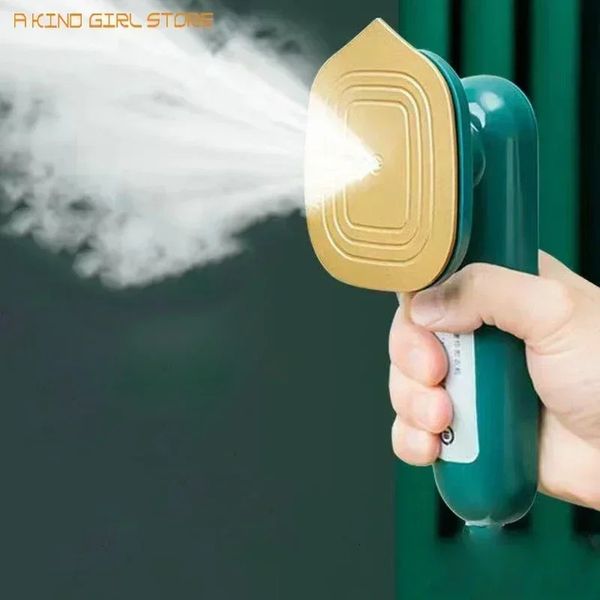 Electric Portable Mini Steam Iron with Spray Hanging Ironing Machine Handheld Dry iron for Clothes Travel Garment Steamer 241216