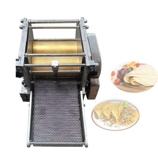 Electric Round Wrapper Flour Making Machine Commercial Corn Tortilla Roller Former Pancake Machines