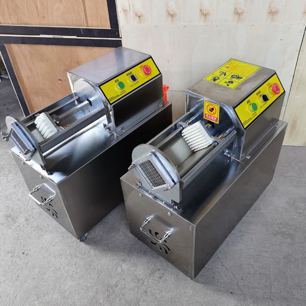 110V/220V commercial electric potato and vegetable slicer for French fries and fruit strips