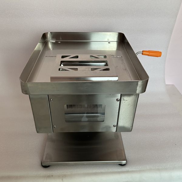 300kg/h Multi-function Commercial Meat Slicer with Removable Knife Group for Automatic Meat Cutting