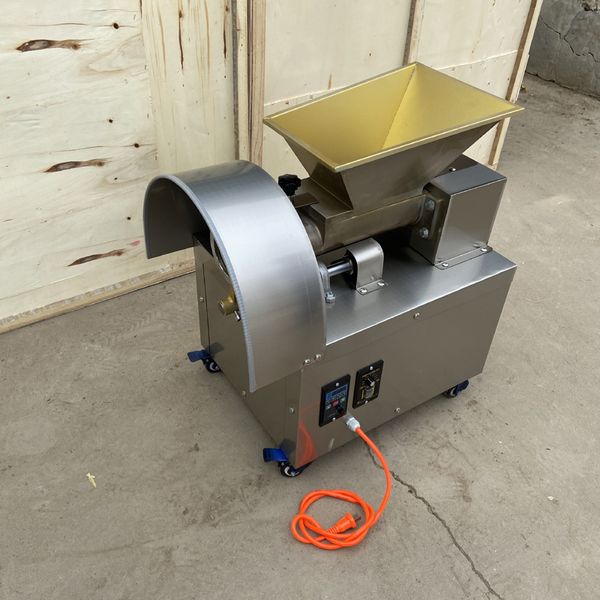 Automatic bread dough divider and rounder for commercial bakeries