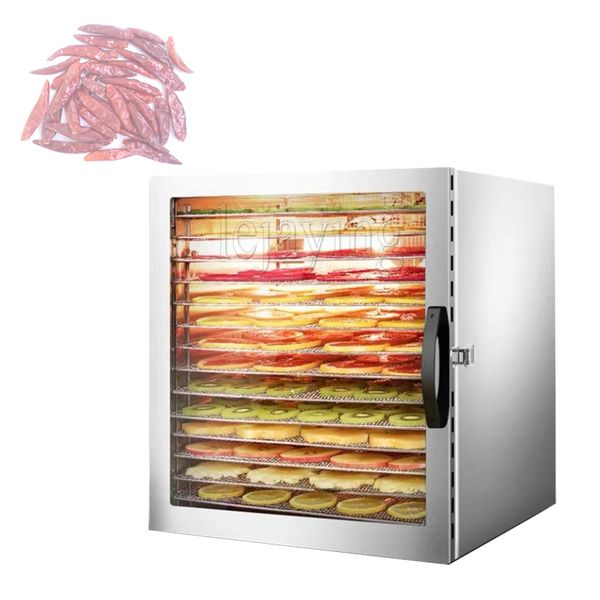 Stainless steel dehydrator for drying fruits, vegetables, and meats