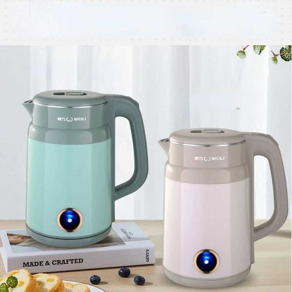 Electric kettle intelligent thermostat double-layer anti scaling fast burning household integrated automatic insulation Y241102