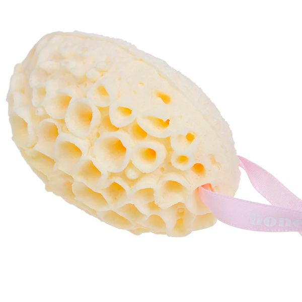 1 Pc Bathing Brush Scrubbing Sponge Brush Sea Wool Sponge All Natural Honeycomb Renewable Sea Sponge Dead Skin Remover