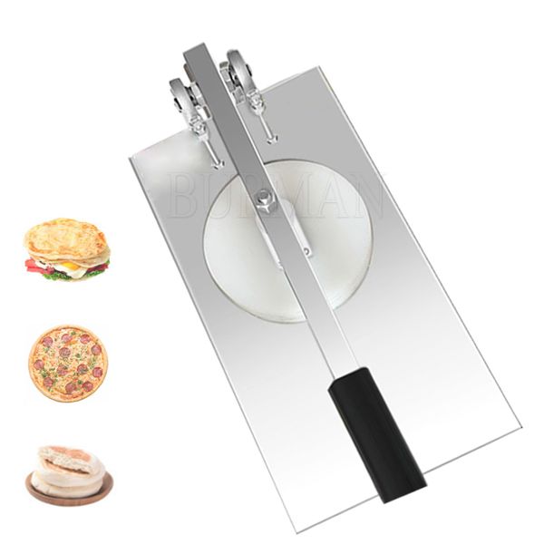Household Hand Movement Pizza Dough Pastry Press Machine Commercial Pancake Sheeter

(Note: Since the original string is a product name/title consisting of multiple words but functioning as a single noun phrase, it doesn't require rewriting as per the guidelines. Product names should remain unchanged to maintain brand consistency and recognition.)