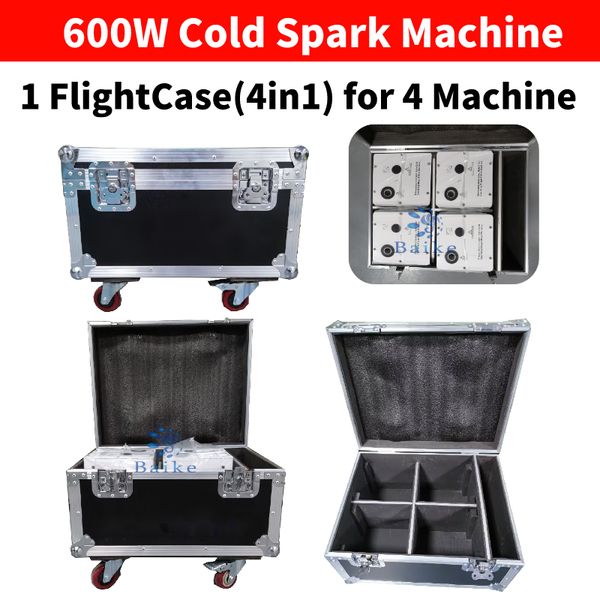 1-5PCS Flightcase For Cold Spark Machine 600W Powder DMX Cold Firework Stage Wedding Party Show Cold Spark Machine Road Fly Case