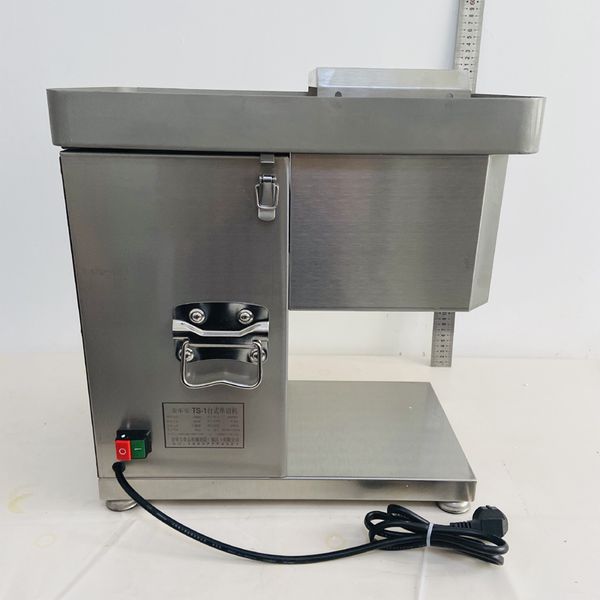 Commercial-grade 220V electric meat and vegetable slicer for professional use