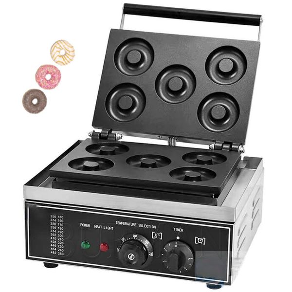 Commercial Electric Donut Machine Non Stick Small Automatic Doughnut Maker Machine High Productivity