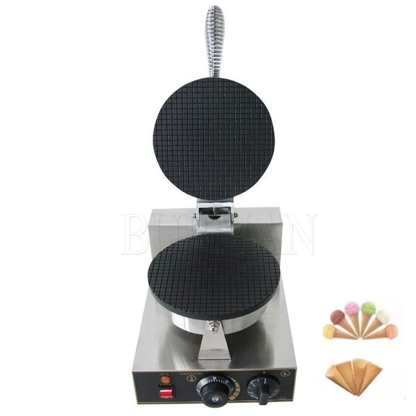 Commercial Cone Crepe Maker Single Head Flat Cone Making Machine Waffle Ice Cream Cone Machine