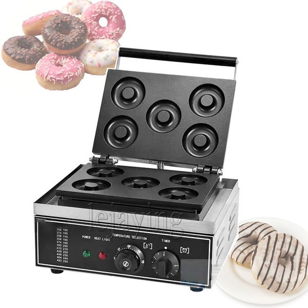 1550W electric mini donut maker with double-sided heating and non-stick coating, perfect for breakfast, snacks, desserts, family gatherings, and bakeries