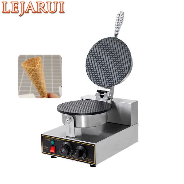 Commercial ice cream cone waffle crust machine, 1200W, 6kg capacity, dimensions 345x248x260mm