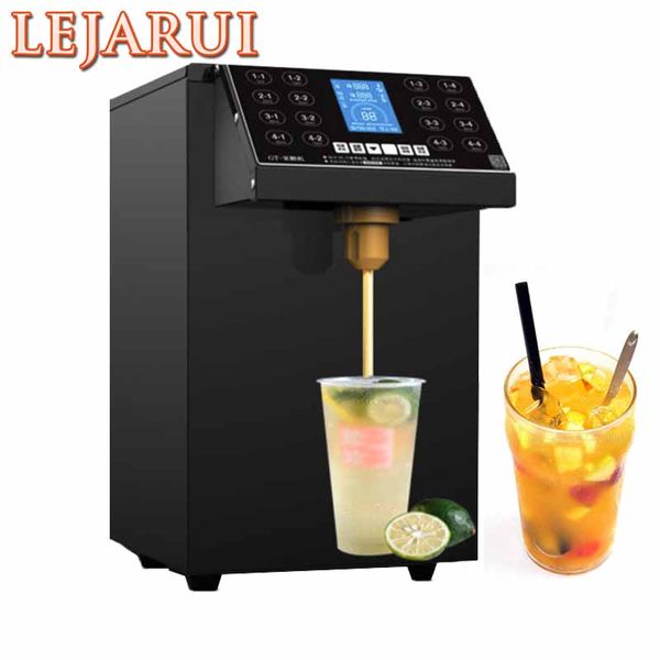 Commercial automatic fructose machine with 8L LCD screen for bubble tea and coffee shops