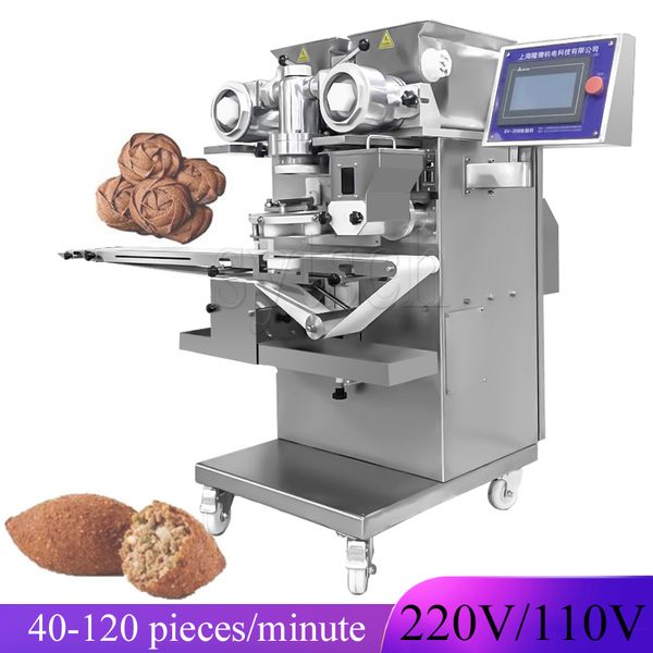 Automatic Glutinous Rice Ball Encrusting Forming Ice Cream Mochi Making Machine Kebbeh Machine