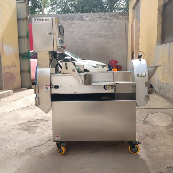 Electric commercial vegetable cutter for automatic shredding of cucumbers, potatoes, beets, and radishes