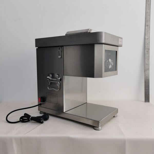 110V/220V stainless steel electric slicer for meat, fruit, ham, bread, and toast