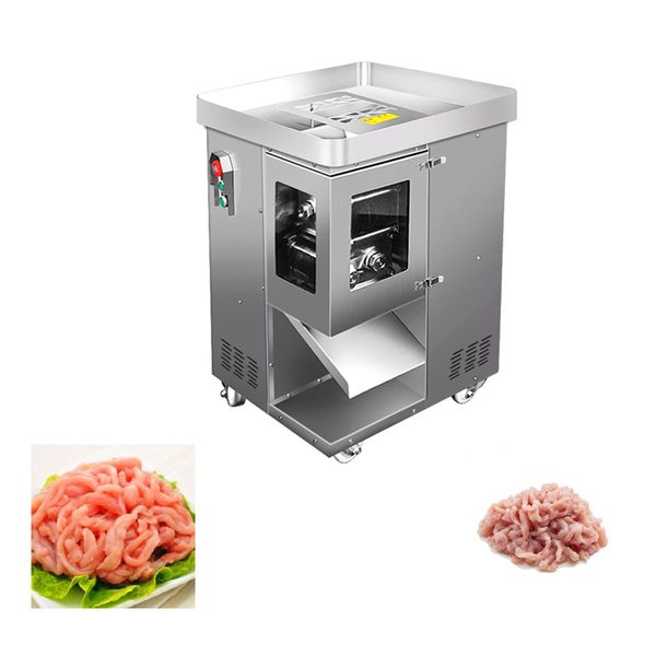 Automatic slicing equipment for pork, beef, and cooked meats processing block steak and other cuts