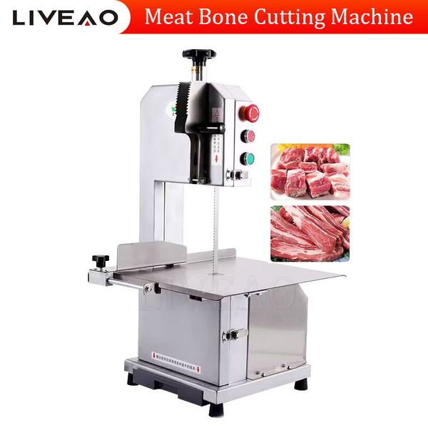 Electric desktop bone saw for cutting beef and mutton in food processing