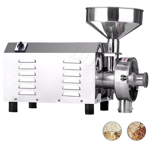 Whole grain grinding machine for beans and grains, electric mill for powder, compatible with 110V and 220V