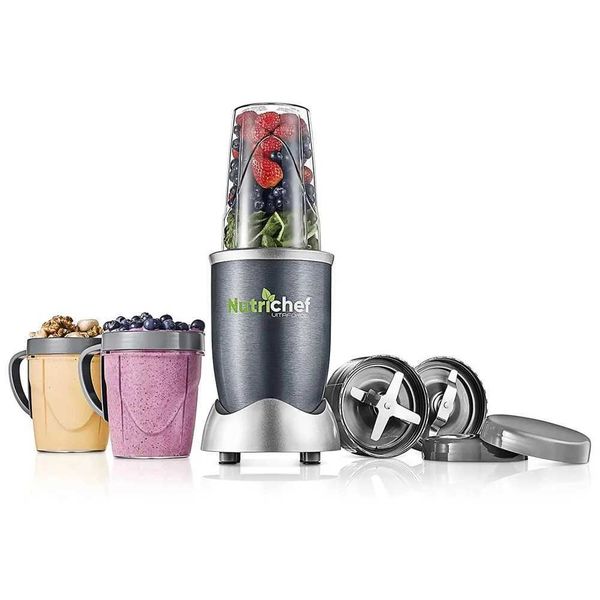 Juicers Electric Serve Blender - 600W Kitchen Countertop Mini Blender-for Shakes and Smoothies w/Pulse Blend Portable 10 20 Oz CupsL464