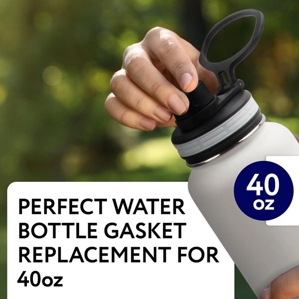 Water Bottle Gasket For Thermoflask Insulated Water Bottle Lid For Water Bottle Straw Lid, Chug Lid, Chug Spout Easy Install