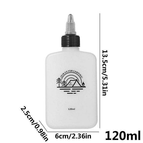 Portable Condiment Container Outdoor Seasoning Dispenser Small Oil Bottle Leak-proof Storage Bottle 120ml Squeeze Bottle