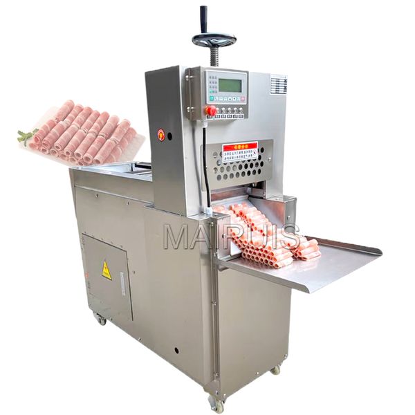 Full Automatic Frozen Meat Slicer Beef Mutton Roll Slices Cutting Machine Frozen Meat Slicer Mini Frozen Meat Slicer Machine

Automated frozen meat slicer for beef and mutton rolls, compact slicing machine for frozen meats