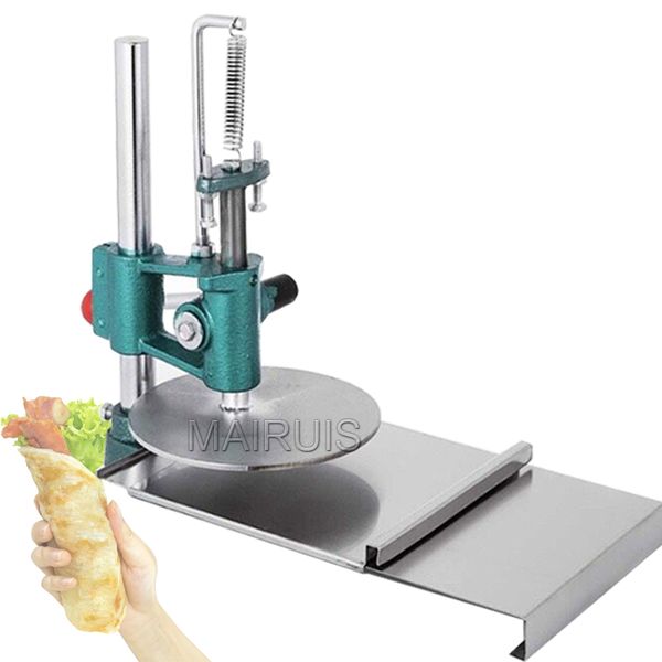 Household manual press machine for flattening pizza dough, pastry, tortillas, and chapati, 20cm size