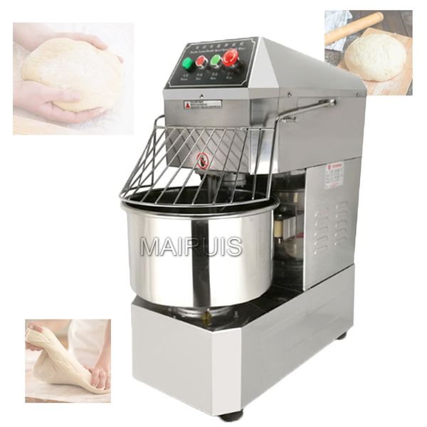 Electric dough mixer for commercial bread making