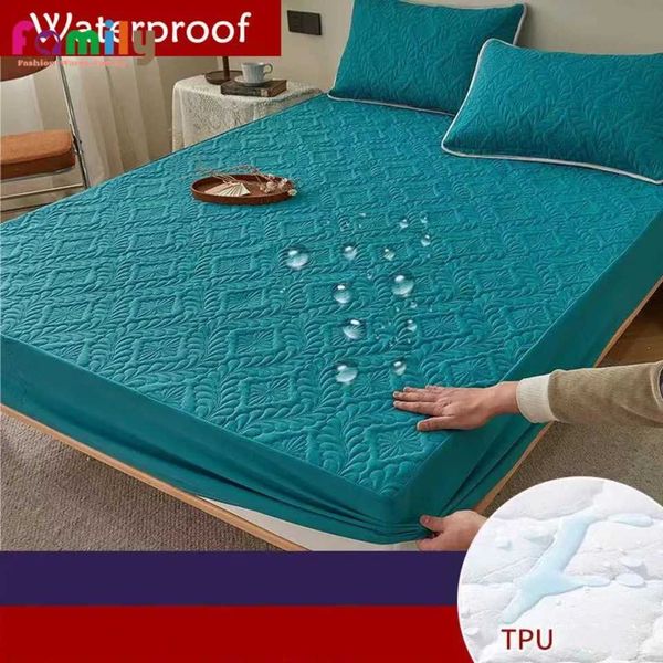 New luxury waterproof bedding for large mattresses with elastic solid covers