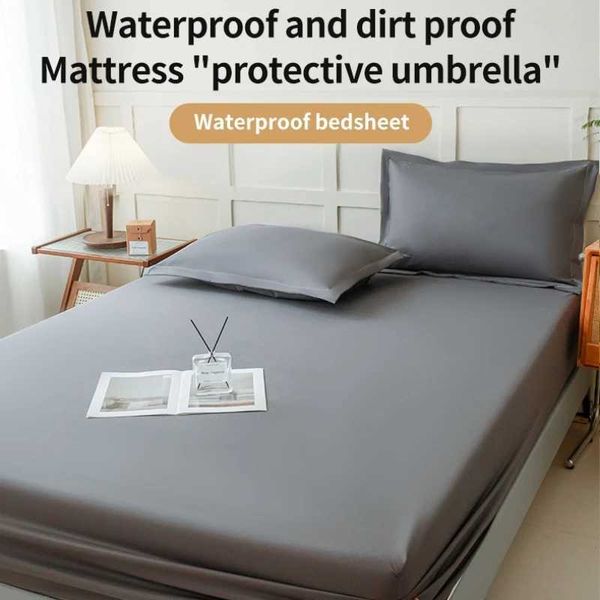Waterproof and laminated bed sheets with 360-degree elastic edge for single, double, and king size mattresses