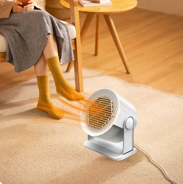 New mini heater fan portable desktop winter air blower nism closed warm hine device 110V Y241029
