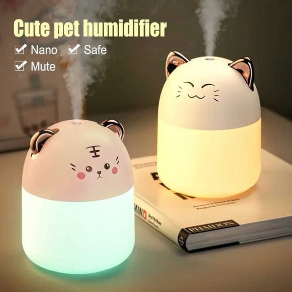 Desktop humidifier with colored ambient light 250ml capacity Ara diffuser for He Aratherapy humidifier diffuser Bedro Y241104