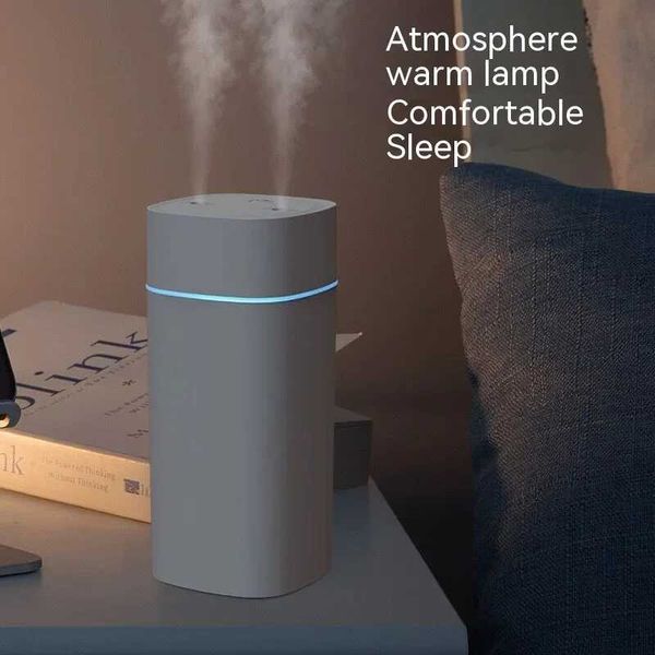 600ML USB air humidifier with dual spray ports essential oil aromatherapy deodorizer cold mist generator atomizer ify Y241104