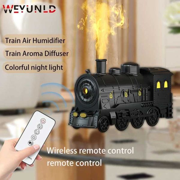 Train air humidifier with remote control Traditional wasteland atomizer perfume essential oil Ara diffuser Y241029