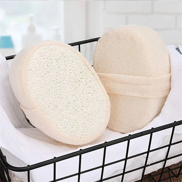 Natural Luffa exfoliating sponge pads for a refreshing shower and body scrub  

Healthy massage brush with exfoliating loofah for invigorating skin care  

Luffa bath balls for gentle yet effective...