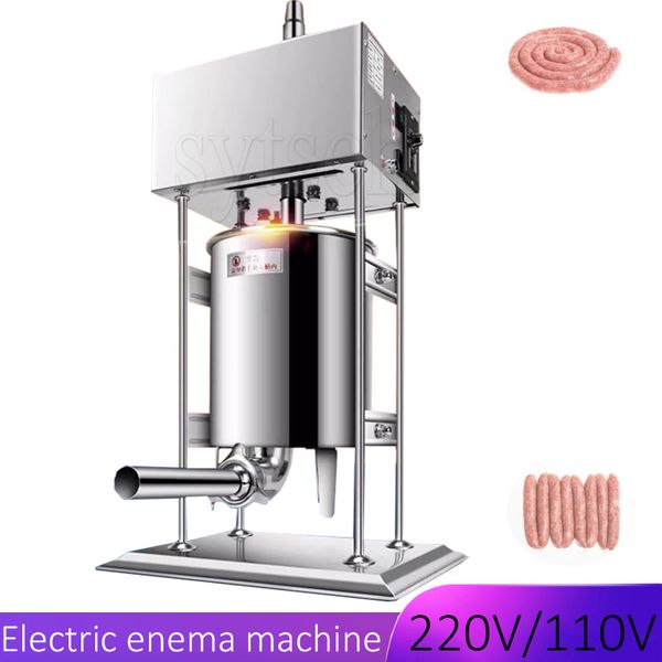 Commercial stainless steel electric sausage stuffing machine for hot dog production