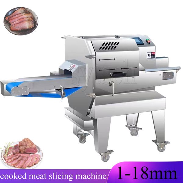 Cooked Meat Slicer Micro Electric Bacon Sausage Ham Slicer Commercial Slicer