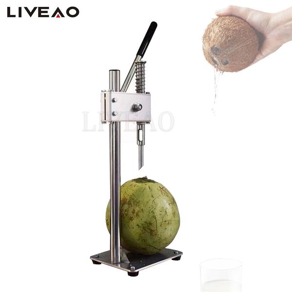 Thailand Easy Open Coconut Drill Fresh Coconut Holes Opening Coconut Opener Machine