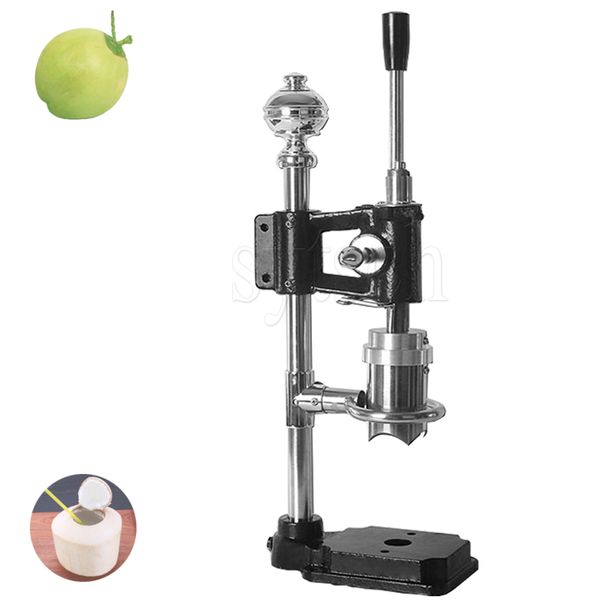 Stainless steel commercial coconut opener with portable design for green coconuts