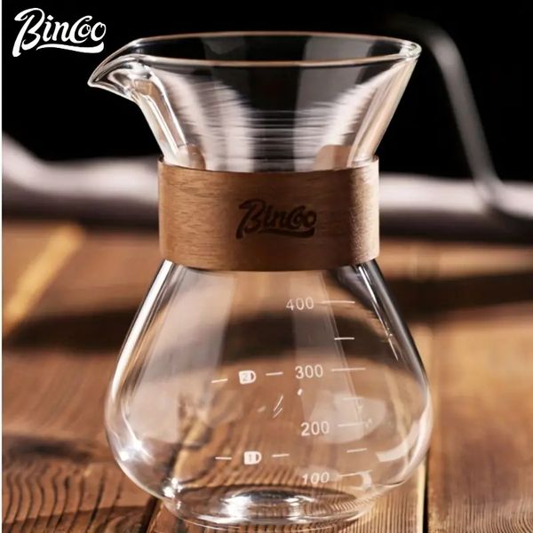 Bincoo Hand-flushed Coffee Sharing Pot: Hand-pour coffee sharing carafe by Bincoo  
Household Japanese Glass Tasting Cup Set: Japanese-style glass tasting cups for home use  
Drip Cup: Coffee dripper  
Ear Coffee Tool: Coffee tool with ear-shaped handle