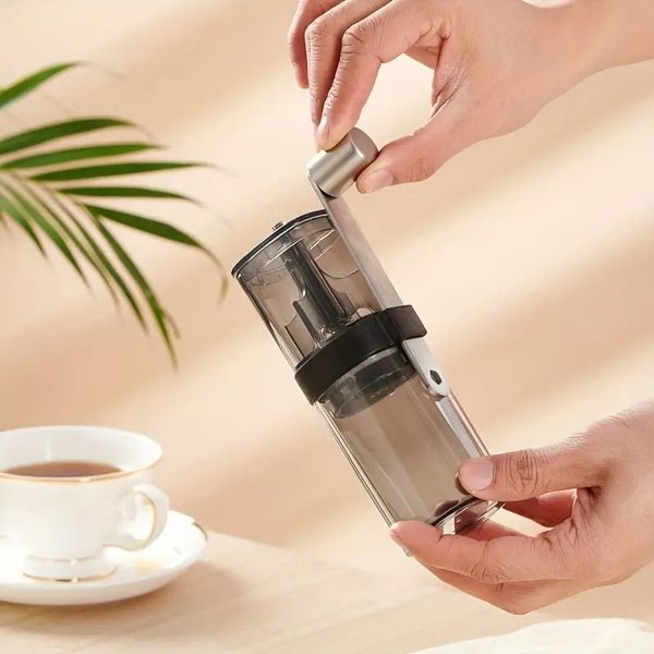 1pc manual coffee grinder, compact and portable for Aeropress, espresso, and French press brewing