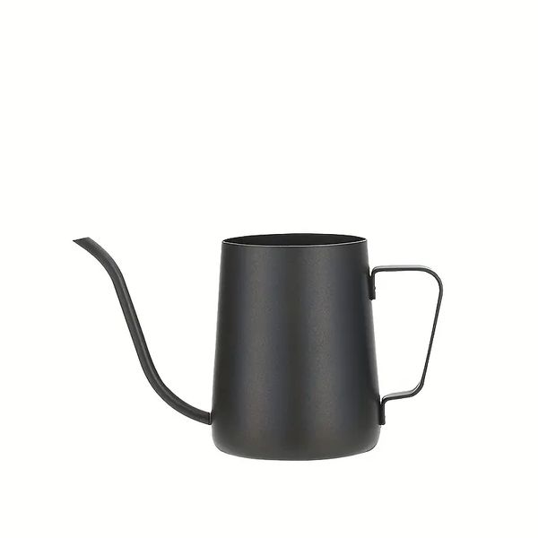 Stainless steel gooseneck coffee pot for hand-brewed pour-over drip coffee, ideal gift for coffee lovers
