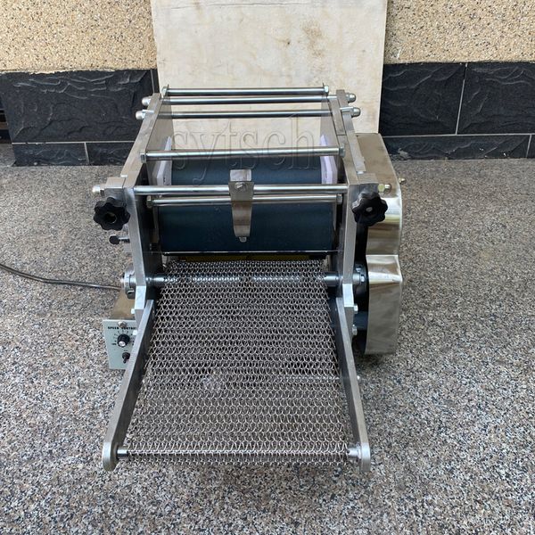 Electric Mexican Corn Roll Making Machine Automatic Round Wrapper Flour Making Machine Commercial Corn Tortilla Roller Former